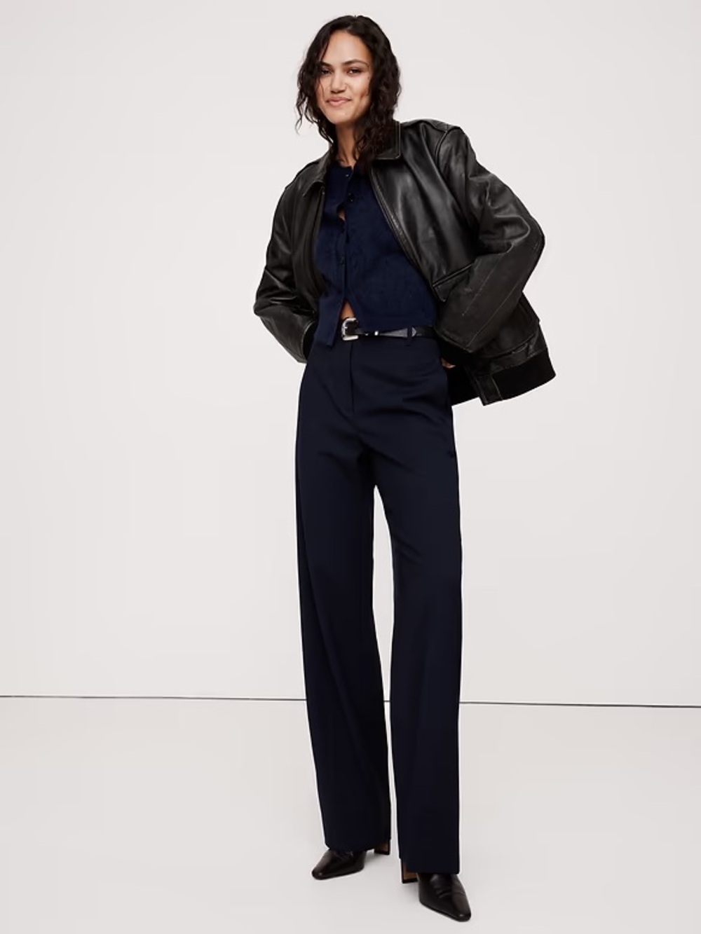 Banana republic wool work pants